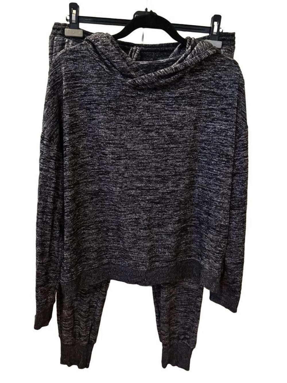 Gap Marled Knit Hoodie And Jogger Lounge Set. Charcoal size L